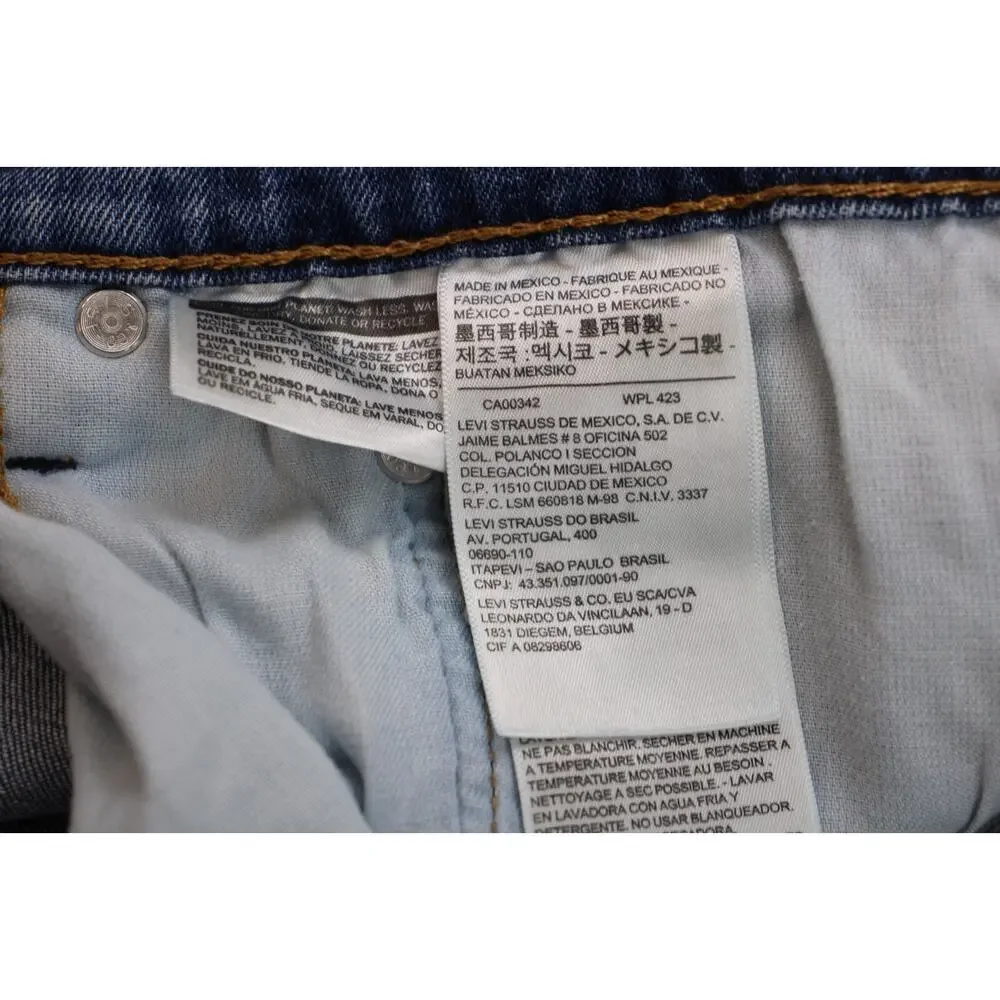Levis Jeans‎ Mens Size W38 L32 Blue Denim 559 Relaxed Fit Straight Leg Mid Rise